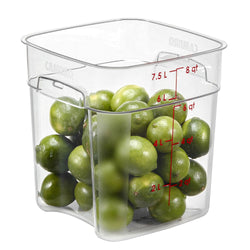 (6 szt.) CAMBRO | CAMWEAR® - Pojemnik FreshPro - 7,6 litra - Przezroczysty