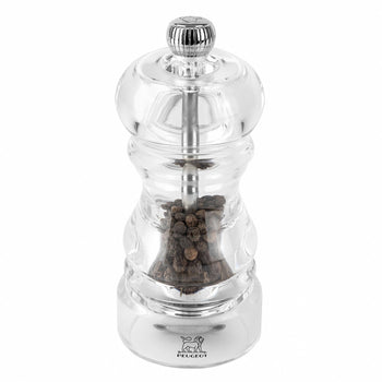 (6 sztuk) PEUGEOT | NANCY - Młynek do pieprzu - akrylowy - Wysokość: 120 mm - Prime Gastro