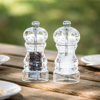 (6 sztuk) PEUGEOT | NANCY - Młynek do soli - Akrylowy - Wysokość: 120mm - Prime Gastro