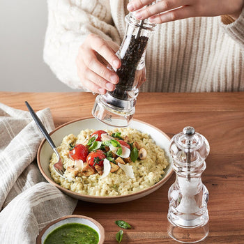 (6 sztuk) PEUGEOT | NANCY - Młynek do pieprzu - Akrylowy - Wysokość: 180 mm - Prime Gastro