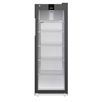 LIEBHERR | Chłodziarka PERFORMANCE - 250 litrów - wnętrze z tworzywa sztucznego - z 1 szklanymi drzwiami - czarna - Prime Gastro