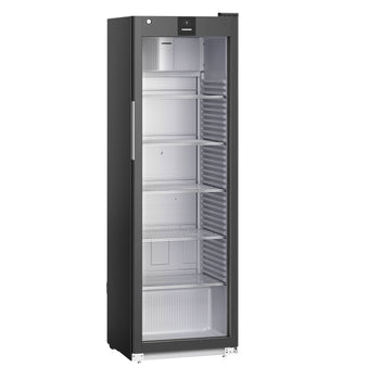 LIEBHERR | Chłodziarka PERFORMANCE - 286 litrów - wnętrze z tworzywa sztucznego - z 1 szklanymi drzwiami - czarna - Prime Gastro