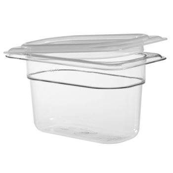 (6 sztuk) CAMBRO | Pokrywa polipropylenowa GN 1/9 – hermetyczna – mleczna - Prime Gastro