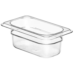 (6 sztuk) CAMBRO | CAMWEAR® - Pojemnik GN 1/9 z poliwęglanu - Przezroczysty - Głębokość: 65 mm