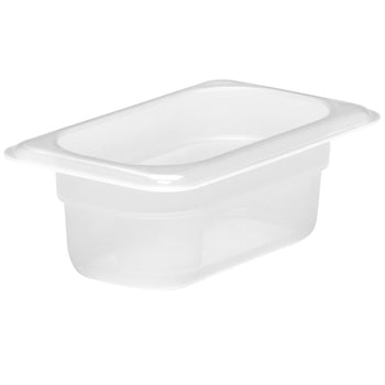 (6 sztuk) CAMBRO | Pojemniki GN z polipropylenu 1/9 – mleczne – wysokość: 65 mm - Prime Gastro