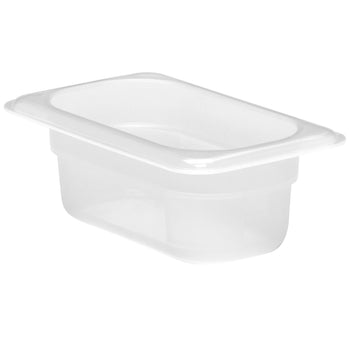 (6 sztuk) CAMBRO | Pojemniki GN z polipropylenu 1/9 – mleczne – wysokość: 65 mm - Prime Gastro