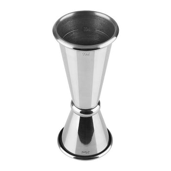 (6 sztuk) Miarka barowa - stal nierdzewna - 25cl i 50cl - z linią napełniania 15cl i 35cl - Prime Gastro