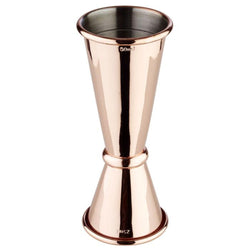 (6 sztuk) Miarka barowa - stal nierdzewna - 25cl i 50cl - z linią napełniania 15cl i 35cl