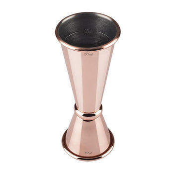 (6 sztuk) Miarka barowa - stal nierdzewna - 25cl i 50cl - z linią napełniania 15cl i 35cl - Prime Gastro