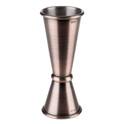 (6 sztuk) Miarka barowa - stal nierdzewna - 25cl i 50cl - z linią napełniania 15cl i 35cl