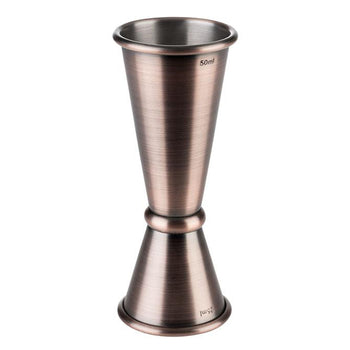 (6 sztuk) Miarka barowa - stal nierdzewna - 25cl i 50cl - z linią napełniania 15cl i 35cl - Prime Gastro