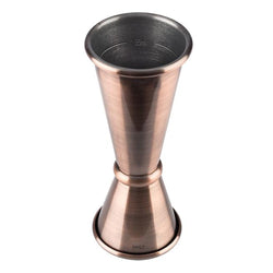 (6 sztuk) Miarka barowa - stal nierdzewna - 25cl i 50cl - z linią napełniania 15cl i 35cl