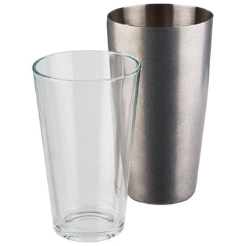 (6 sztuk) Shaker bostoński - 2-częściowy zestaw - stal nierdzewna - 0,7 litra - Prime Gastro