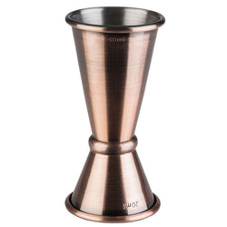 (6 sztuk) Miarka barowa - stal nierdzewna - 20cl i 40cl - z linią napełniania 10cl i 30cl