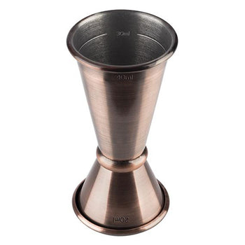 (6 sztuk) Miarka barowa - stal nierdzewna - 20cl i 40cl - z linią napełniania 10cl i 30cl - Prime Gastro