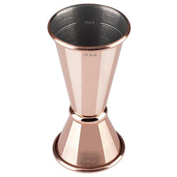 (6 sztuk) Miarka barowa - stal nierdzewna - 20cl i 40cl - z linią napełniania 10cl i 30cl