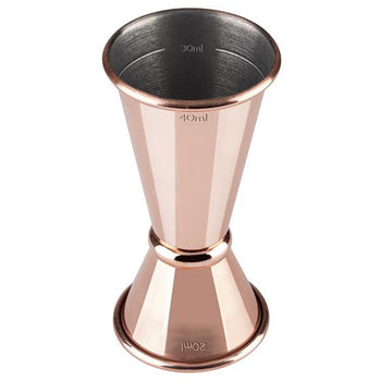 (6 sztuk) Miarka barowa - stal nierdzewna - 20cl i 40cl - z linią napełniania 10cl i 30cl - Prime Gastro