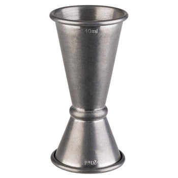 (6 sztuk) Miarka barowa - stal nierdzewna - 20cl i 40cl - z linią napełniania 10cl i 30cl - Prime Gastro