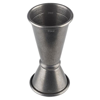 (6 sztuk) Miarka barowa - stal nierdzewna - 20cl i 40cl - z linią napełniania 10cl i 30cl - Prime Gastro