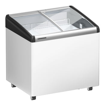 LIEBHERR | Zamrażarka skrzyniowa - 143 litry - z przesuwaną szklaną pokrywą - Biała - Prime Gastro