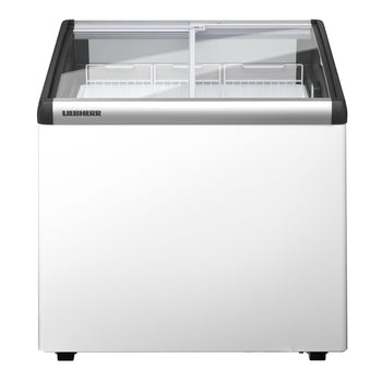 LIEBHERR | Zamrażarka skrzyniowa - 143 litry - z przesuwaną szklaną pokrywą - Biała - Prime Gastro