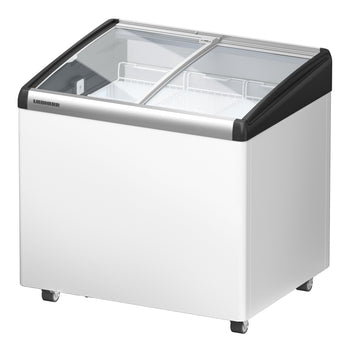 LIEBHERR | Zamrażarka skrzyniowa - 143 litry - z przesuwaną szklaną pokrywą - Biała - Prime Gastro