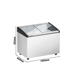 LIEBHERR | Zamrażarka skrzyniowa - 196 litrów - z przesuwaną szklaną pokrywą - Biała