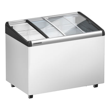 LIEBHERR | Zamrażarka skrzyniowa - 196 litrów - z przesuwaną szklaną pokrywą - Biała - Prime Gastro