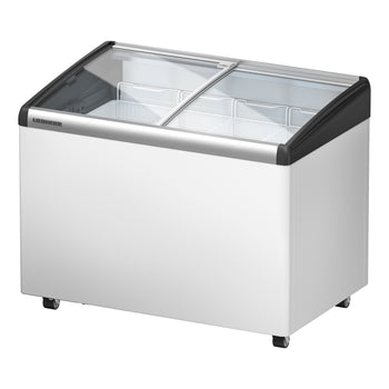 LIEBHERR | Zamrażarka skrzyniowa - 196 litrów - z przesuwaną szklaną pokrywą - Biała - Prime Gastro