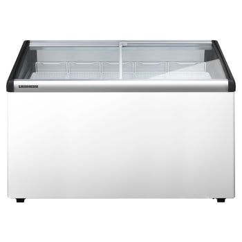 LIEBHERR | Zamrażarka skrzyniowa - 249 litrów - z przesuwaną szklaną pokrywą - Biała - Prime Gastro