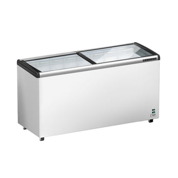 LIEBHERR | Zamrażarka skrzyniowa - 355 litrów - z przesuwaną szklaną pokrywą - Biała - Prime Gastro