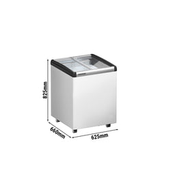 LIEBHERR | Zamrażarka skrzyniowa - 104 litry - z przesuwaną szklaną pokrywą - Biała