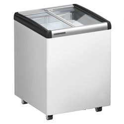 LIEBHERR | Zamrażarka skrzyniowa - 104 litry - z przesuwaną szklaną pokrywą - Biała