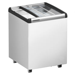 LIEBHERR | Zamrażarka skrzyniowa - 104 litry - z przesuwaną szklaną pokrywą - Biała