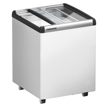 LIEBHERR | Zamrażarka skrzyniowa - 104 litry - z przesuwaną szklaną pokrywą - Biała - Prime Gastro