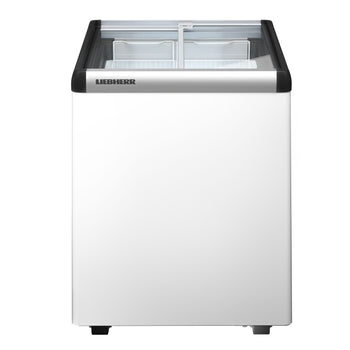 LIEBHERR | Zamrażarka skrzyniowa - 104 litry - z przesuwaną szklaną pokrywą - Biała - Prime Gastro