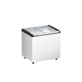 LIEBHERR | Zamrażarka skrzyniowa - 163 litry - z przesuwaną szklaną pokrywą - Biała - Prime Gastro