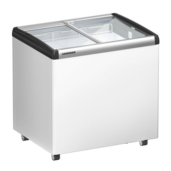 LIEBHERR | Zamrażarka skrzyniowa - 163 litry - z przesuwaną szklaną pokrywą - Biała - Prime Gastro