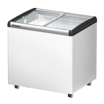 LIEBHERR | Zamrażarka skrzyniowa - 163 litry - z przesuwaną szklaną pokrywą - Biała - Prime Gastro