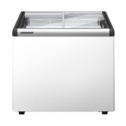 LIEBHERR | Zamrażarka skrzyniowa - 163 litry - z przesuwaną szklaną pokrywą - Biała