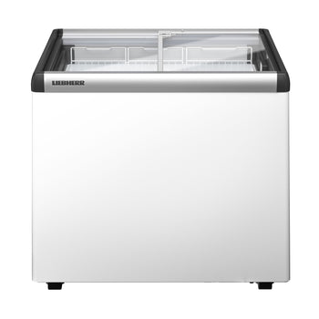 LIEBHERR | Zamrażarka skrzyniowa - 163 litry - z przesuwaną szklaną pokrywą - Biała - Prime Gastro