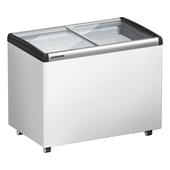 LIEBHERR | Zamrażarka skrzyniowa - 222 litry - z przesuwaną szklaną pokrywą - Biała - Prime Gastro