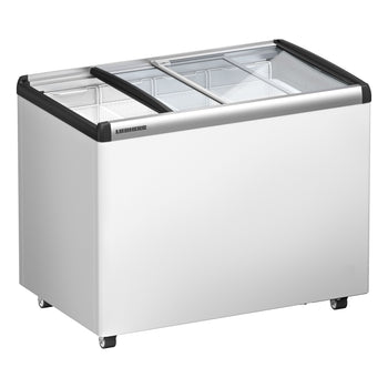 LIEBHERR | Zamrażarka skrzyniowa - 222 litry - z przesuwaną szklaną pokrywą - Biała - Prime Gastro