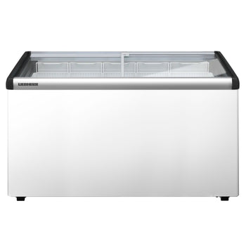 LIEBHERR | Zamrażarka skrzyniowa - 280 litrów - z przesuwaną szklaną pokrywą - Biała - Prime Gastro