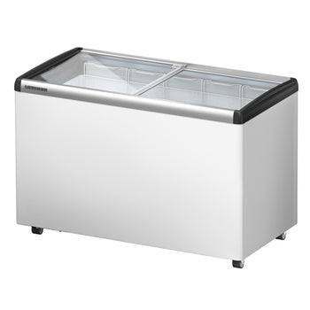 LIEBHERR | Zamrażarka skrzyniowa - 280 litrów - z przesuwaną szklaną pokrywą - Biała - Prime Gastro