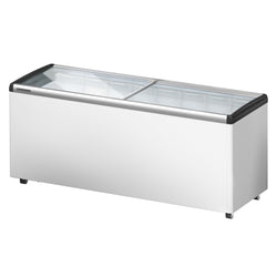 LIEBHERR | Zamrażarka skrzyniowa - 457 litrów - z przesuwaną szklaną pokrywą - Biała