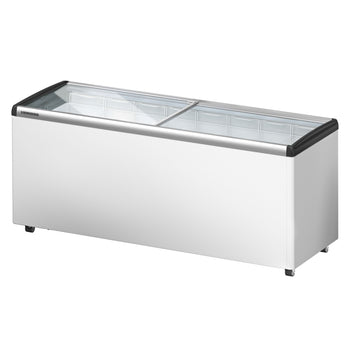 LIEBHERR | Zamrażarka skrzyniowa - 457 litrów - z przesuwaną szklaną pokrywą - Biała - Prime Gastro