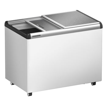 LIEBHERR | Chłodziarka skrzyniowa - 252 litry - z aluminiową przesuwaną pokrywą - Biała - Prime Gastro