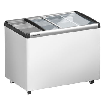 LIEBHERR | Chłoziarka skrzyniowa - 252 litry - z przesuwaną szklaną pokrywą - Biała - Prime Gastro