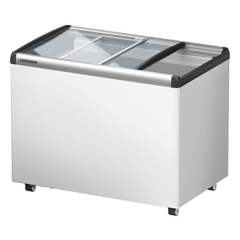 LIEBHERR | Chłoziarka skrzyniowa - 252 litry - z przesuwaną szklaną pokrywą - Biała - Prime Gastro